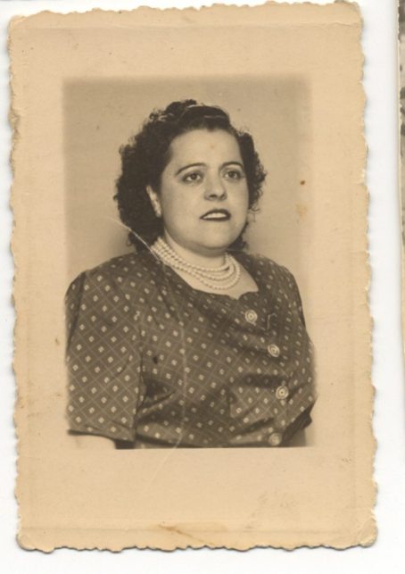 Mi querida tía materna: Luisa Peñasco Sánchez. Años 50 del pasado siglo.