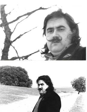 Dos fotos de Joaquín Brotons Peñasco, correspondiente al reportaje que le hizo su amigo, José Luis Campos, en 1981.