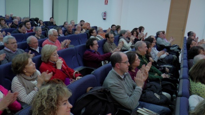 Público asistente a la presentación del libro: “Pasión y Vida (Antología 1977-2017)”, en Valdepeñas, 2017.